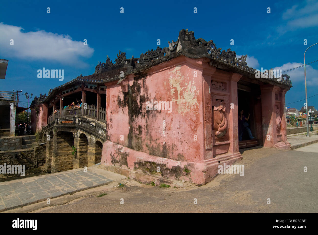 Le pont couvert japonais, Hoi An, site classé au patrimoine mondial, le Vietnam, l'Indochine, l'Asie du Sud-Est, Asie Banque D'Images