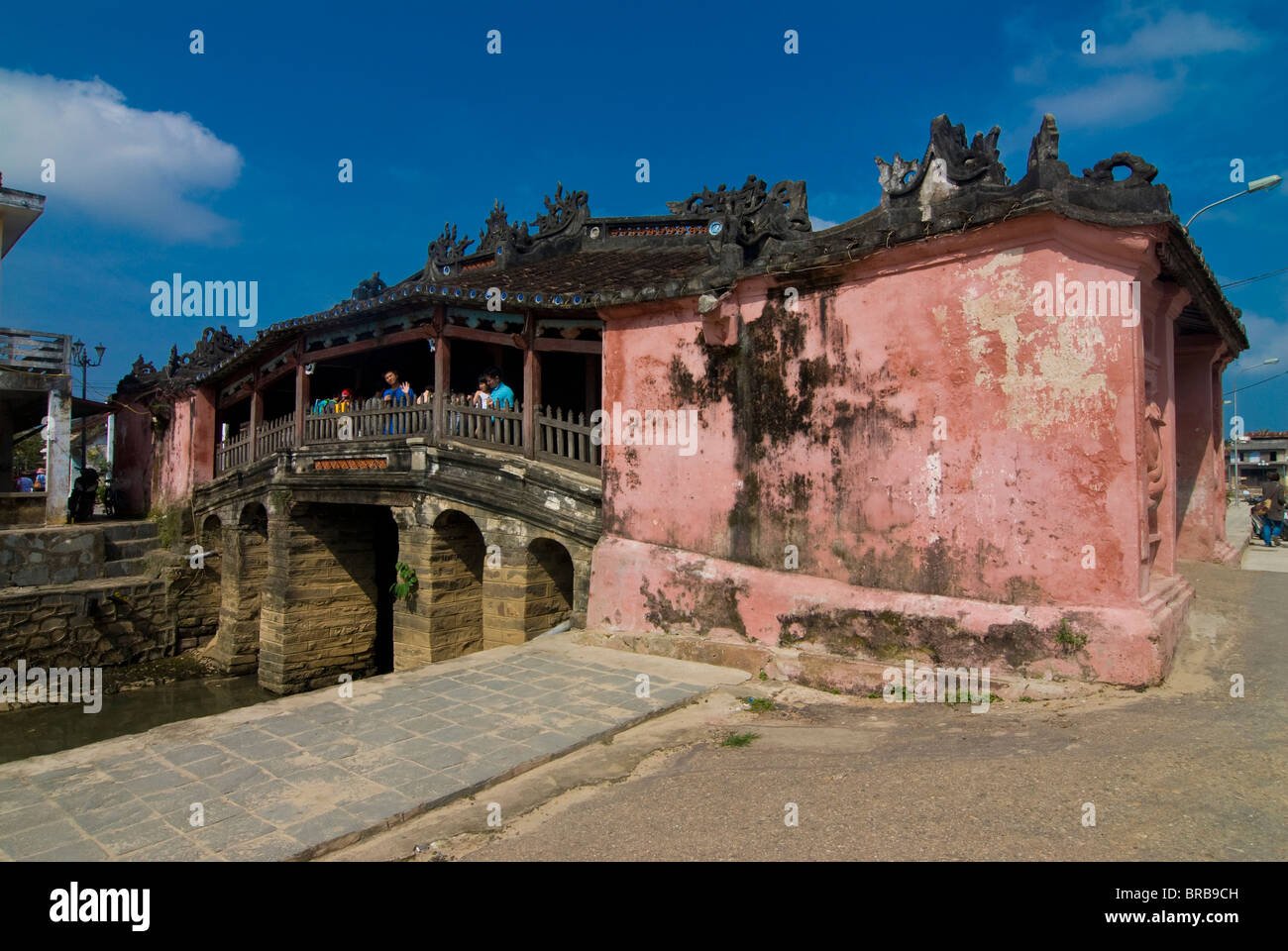 Le pont couvert japonais, Hoi An, site classé au patrimoine mondial, le Vietnam, l'Indochine, l'Asie du Sud-Est, Asie Banque D'Images