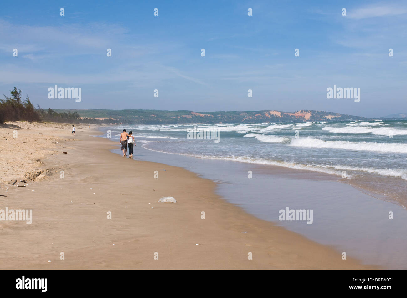 La plage de Mui Ne, Vietnam, Indochine, Asie du Sud-Est, l'Asie Banque D'Images