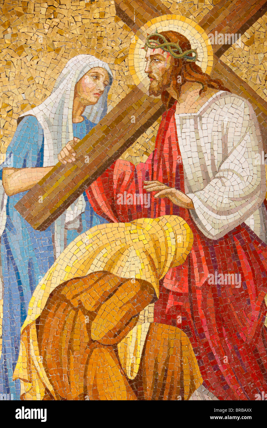 Passion de Jésus Christ, l'église Sacré-Cœur, Sydney, New South Wales, Australia Banque D'Images