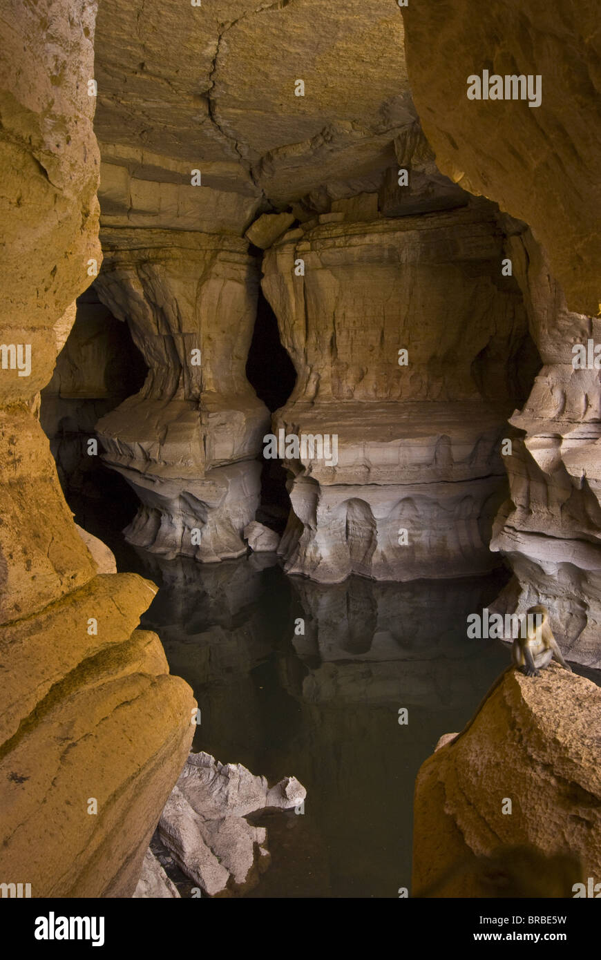 Le plus grand système de grottes en Afrique, Ethiopie, Omar Sof Banque D'Images