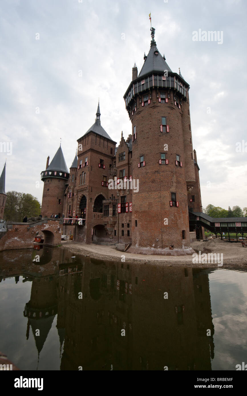 Château de 'De' en Haar Haarzuilens, Pays-Bas Banque D'Images