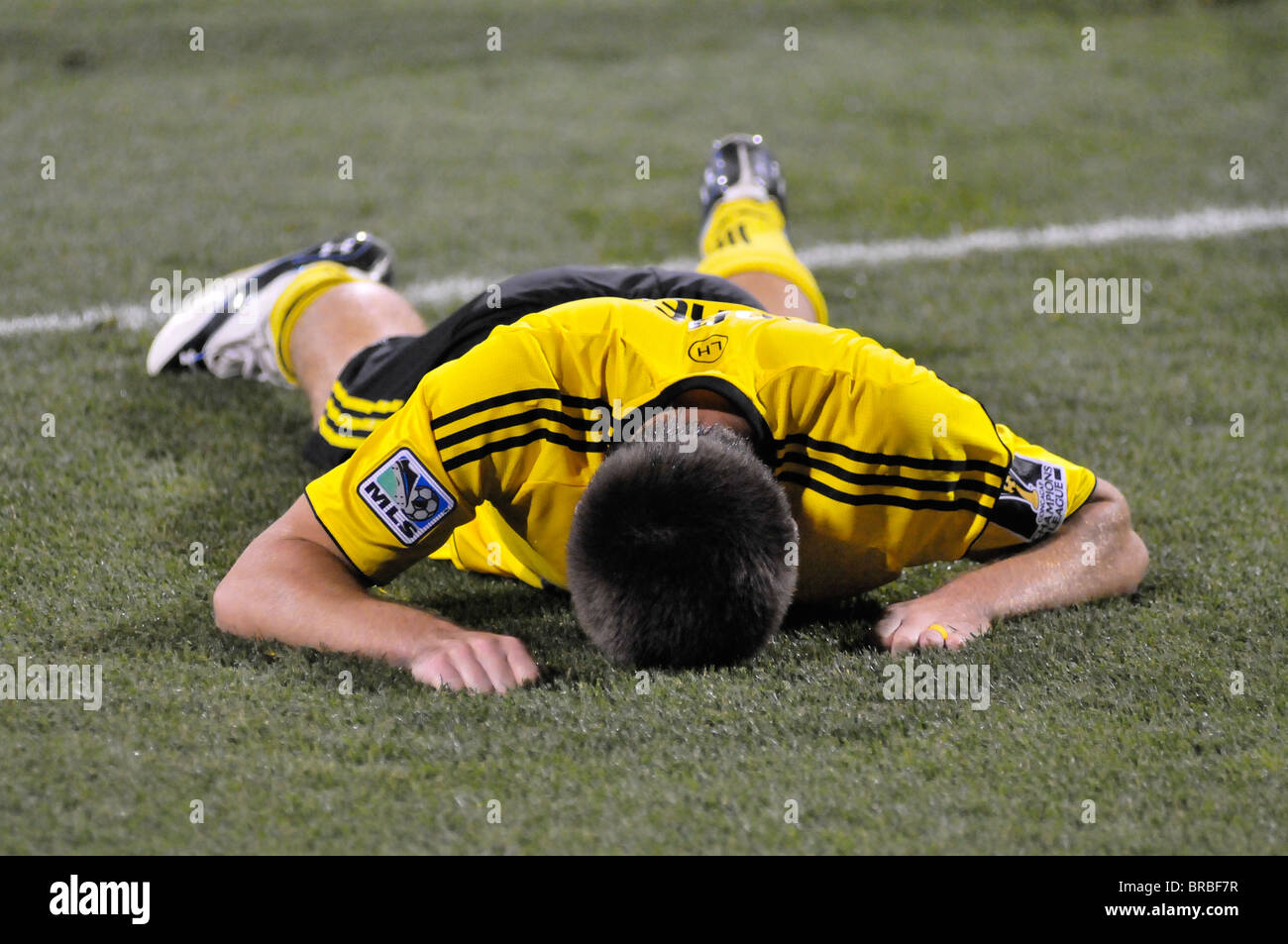 Columbus Crew V Santos. Ligue des Champions de la Concacaf. Le 21 septembre 2010. Banque D'Images