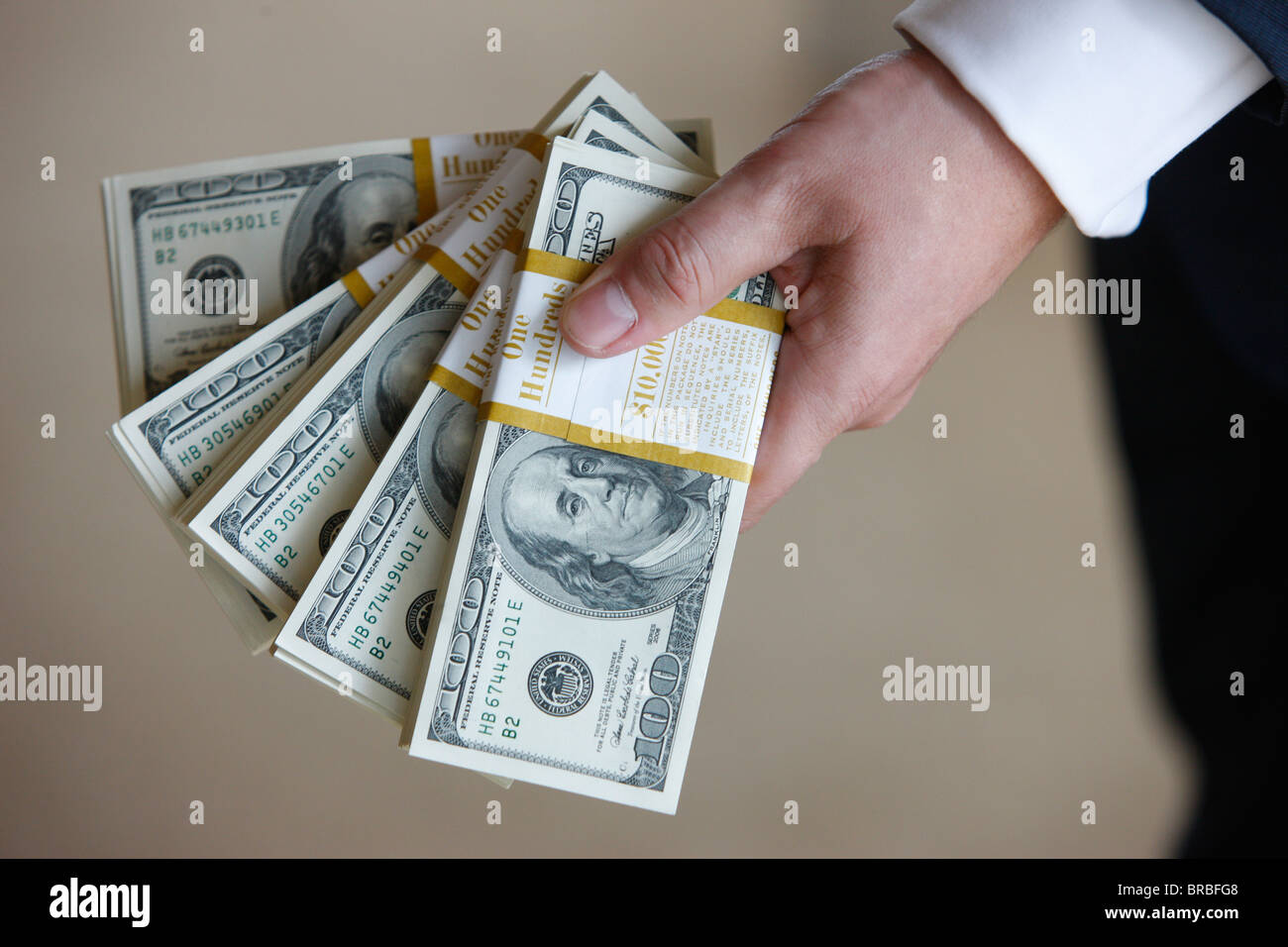 Dollars US, France Banque D'Images