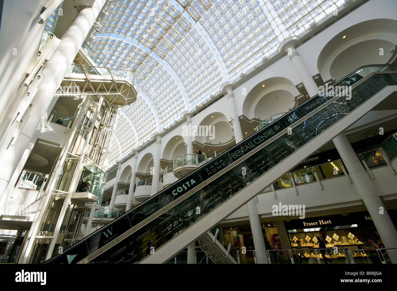 Intérieur de la Bentall Centre Kingston Upon Thames Surrey England Banque D'Images