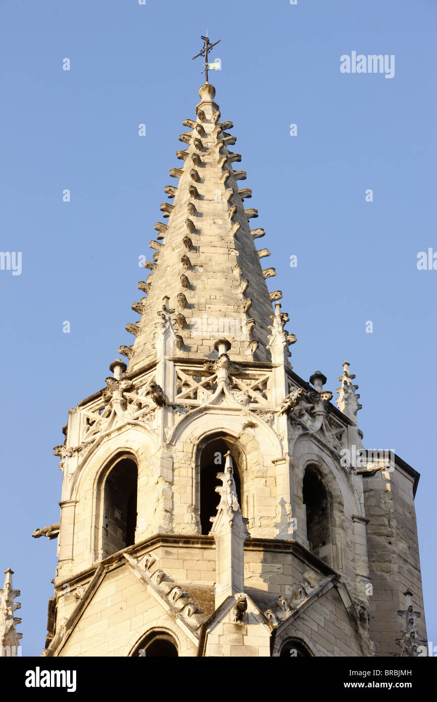 Église Saint Pierre spire, Avignon, Vaucluse, France Banque D'Images