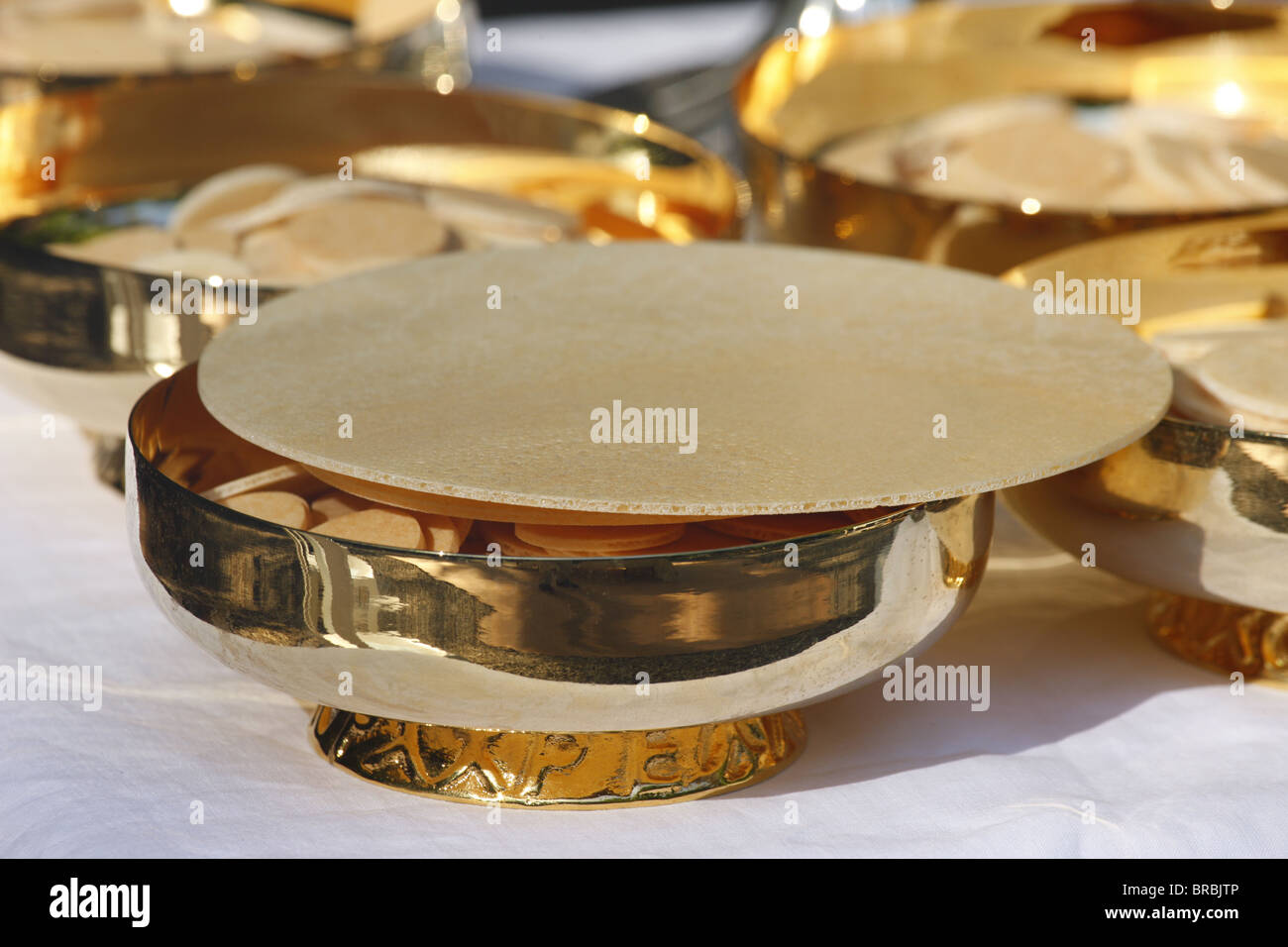 Plaquettes de l'hôte, La Roche-sur-Foron, Haute Savoie, France Banque D'Images