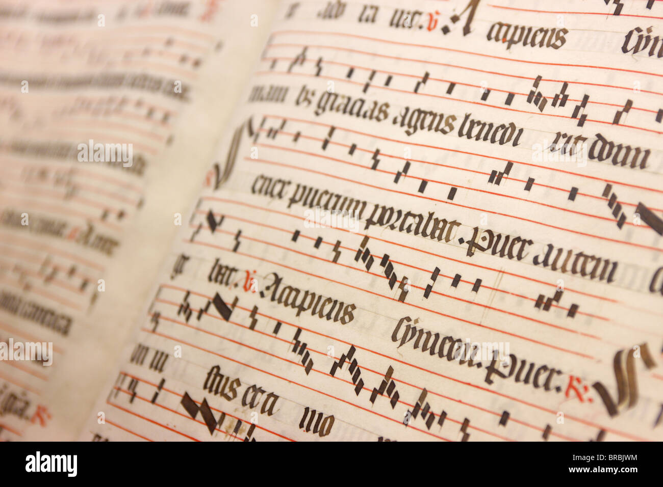 Hymne religieux livre, abondance, Haute Savoie, France Banque D'Images