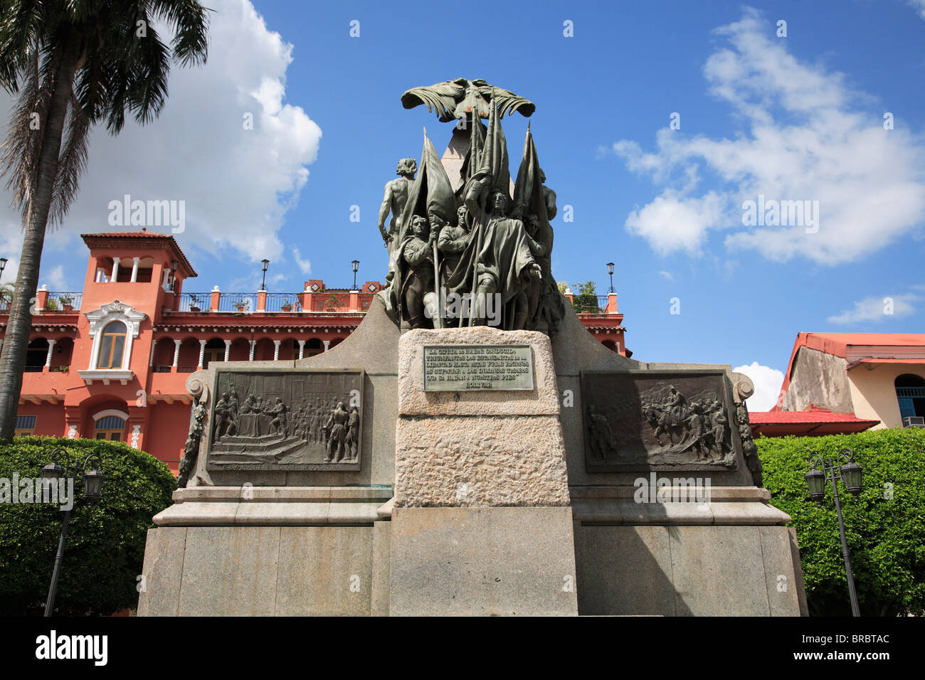 La Plaza Bolivar, Casco Viejo (vieille ville) (vieille ville), le quartier de San Felipe, Panama, Panama, Amérique Centrale Banque D'Images