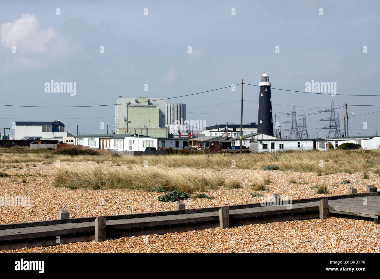 La CENTRALE NUCLÉAIRE DE DUNGENESS DANS LE COMTÉ DU KENT. UK. Banque D'Images