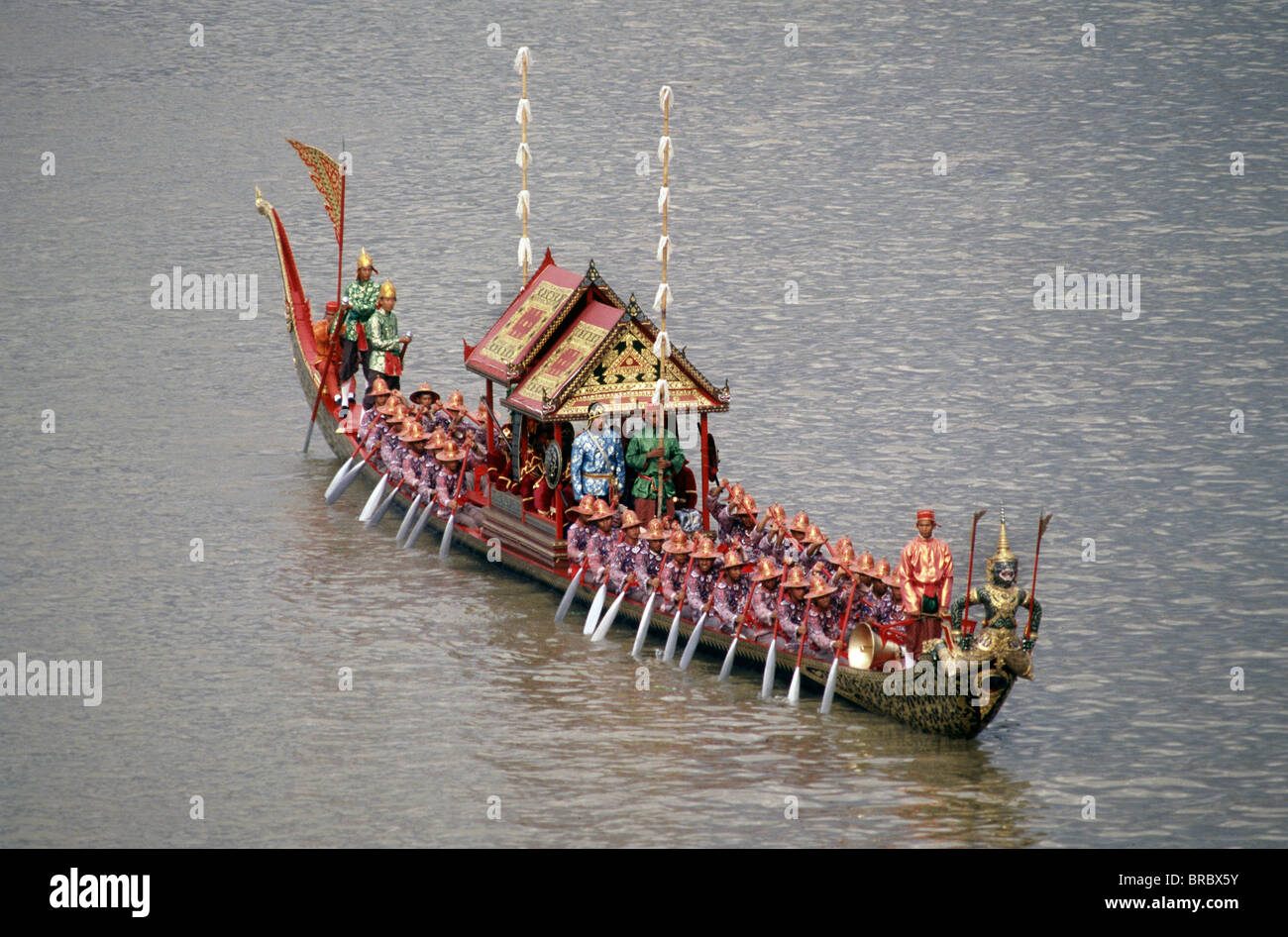 Barge royale, Bangkok, Thaïlande Banque D'Images