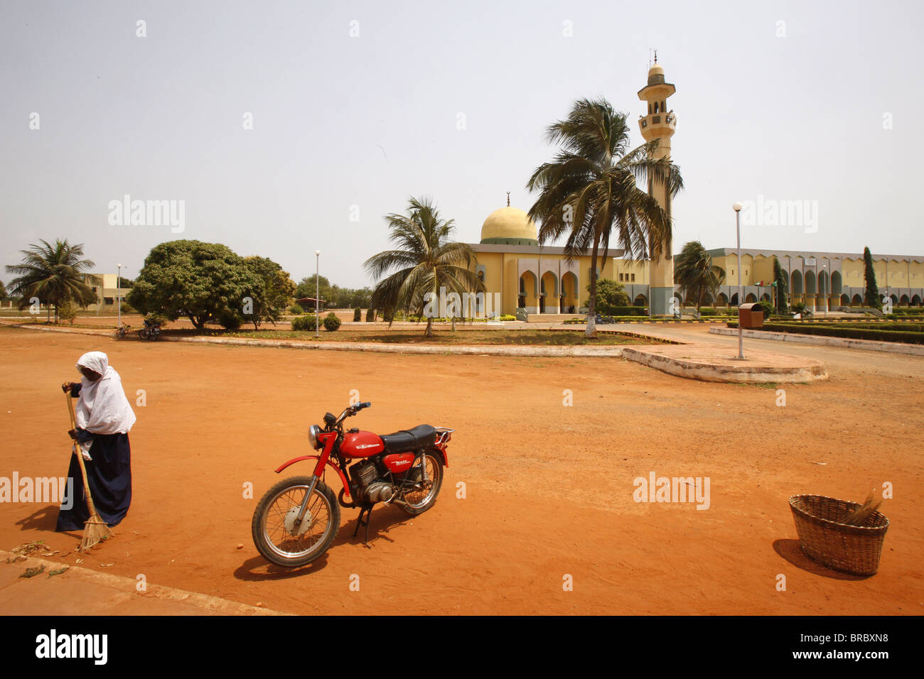Centre culturel islamique de Lomé, Togo, Akepe, Afrique de l'Ouest Banque D'Images