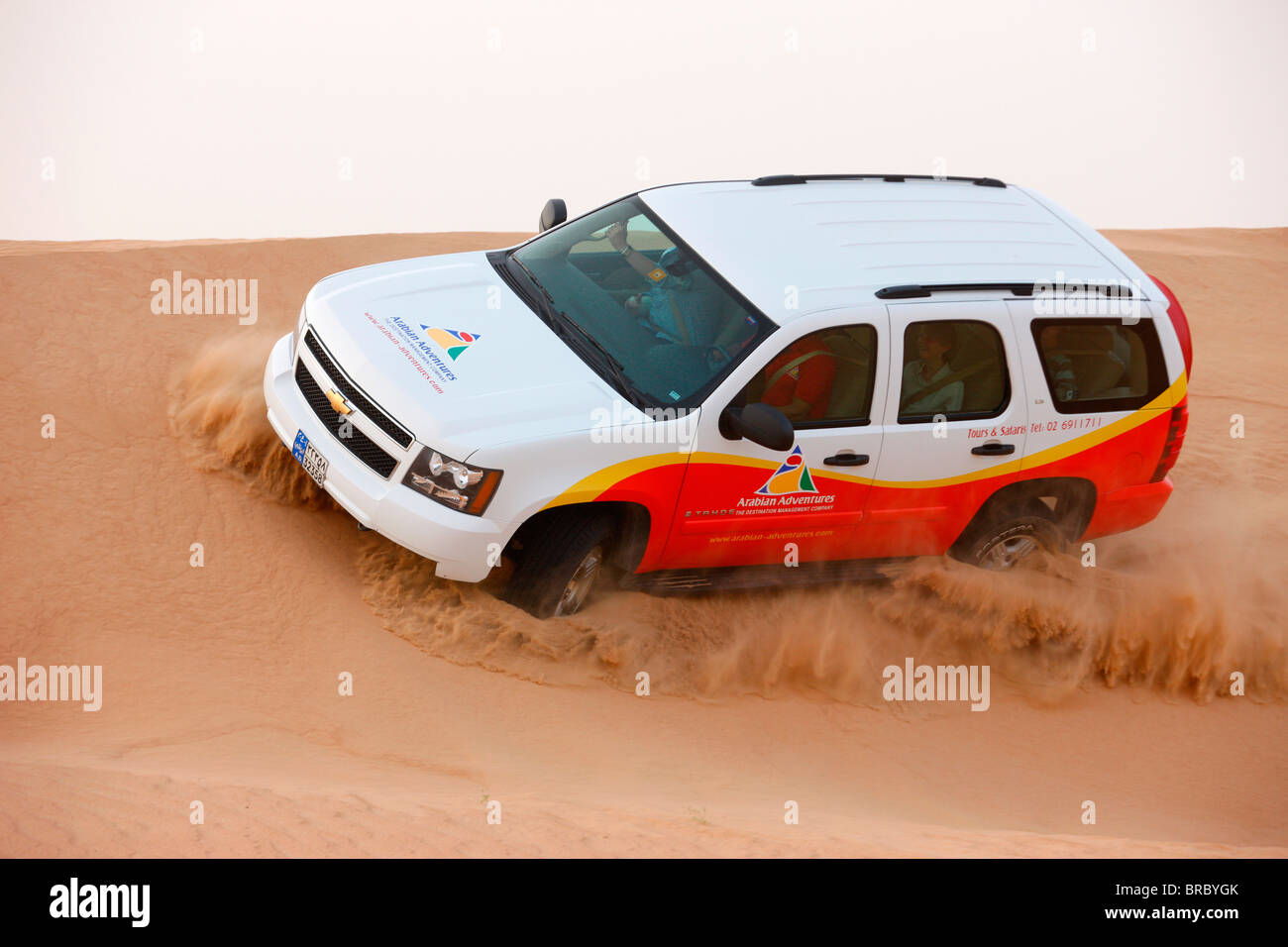 Safari dans le désert. Dubaï, Émirats arabes unis Banque D'Images