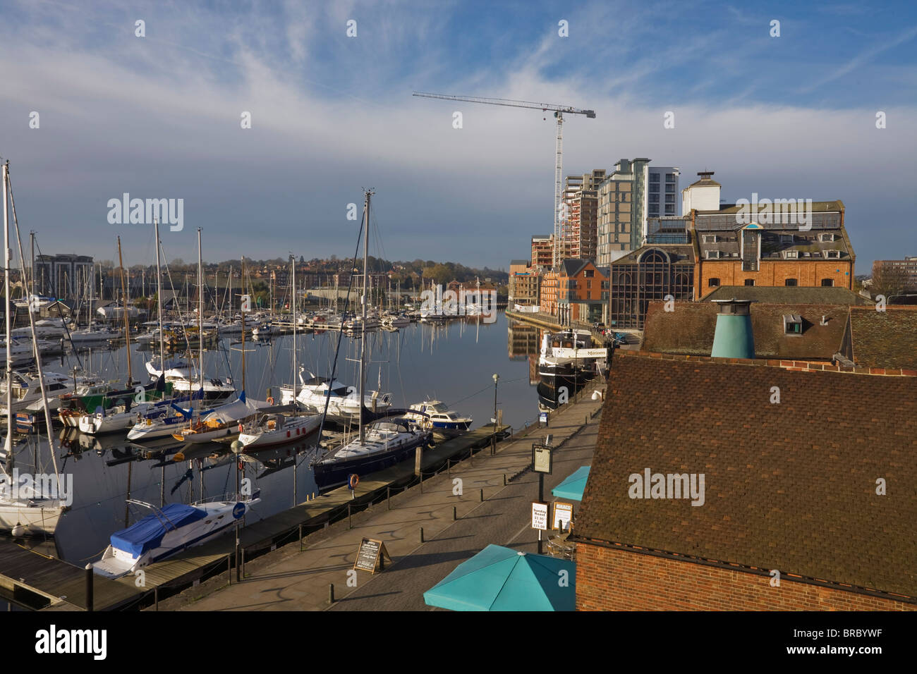 Neptune Marina, Ipswich, Suffolk, Angleterre, RU Banque D'Images