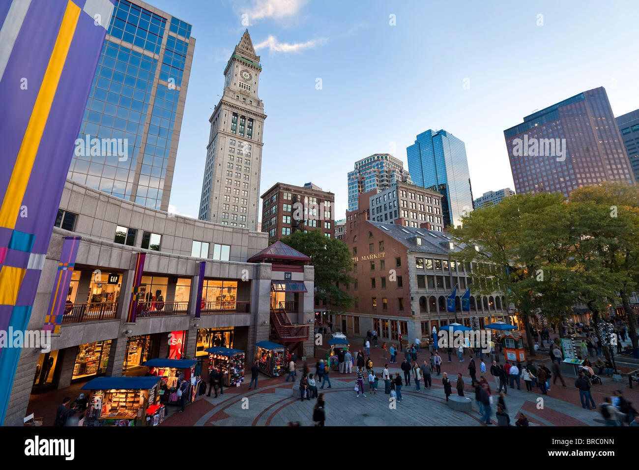 Quincy Market, Boston, Massachusetts, New England, USA Banque D'Images