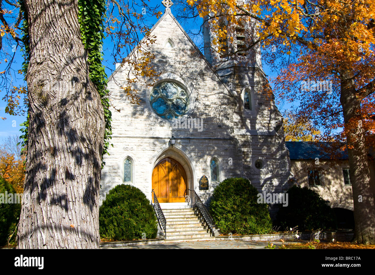 L'église coloniale, Lexington, Virginia, USA Banque D'Images