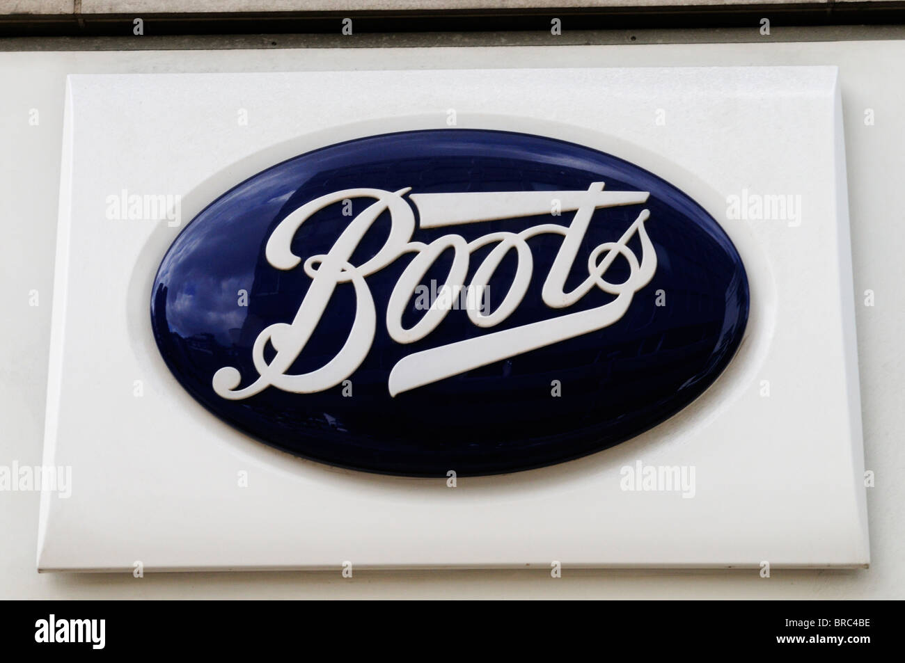 Boots pharmacie logo signe symbole, London, England, UK Banque D'Images