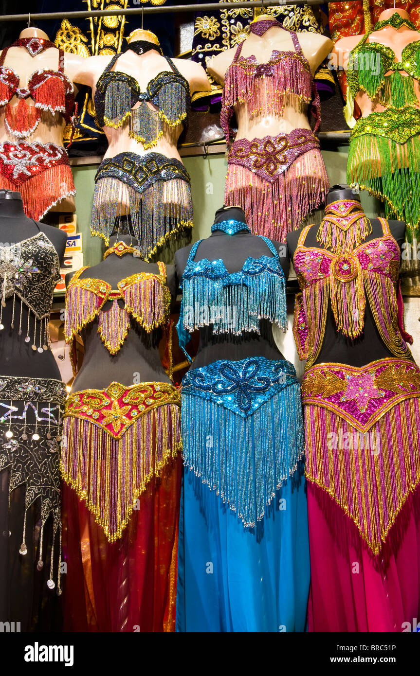 Costumes traditionnels, le Grand Bazar, Istanbul, Turquie Banque D'Images