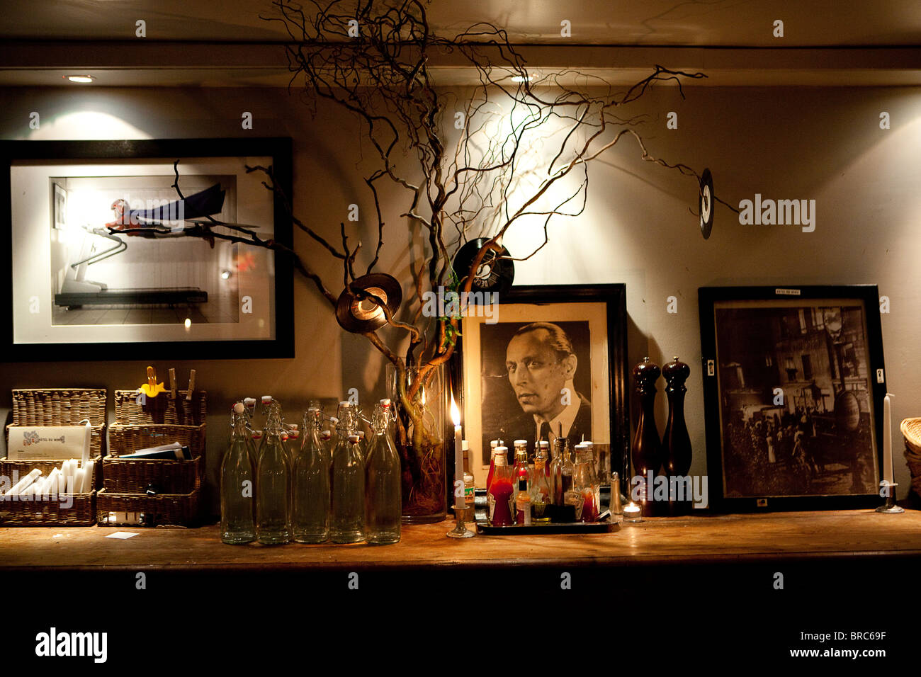 L'Hôtel du Nord, le Canal Saint Martin, Paris Banque D'Images