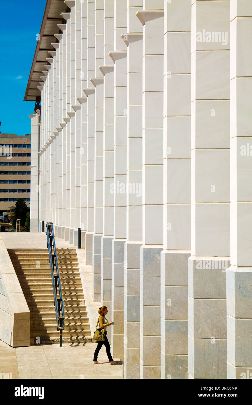 Nouveau bâtiment de gare SAINT CHARLES, Marseille, FRANCE Banque D'Images