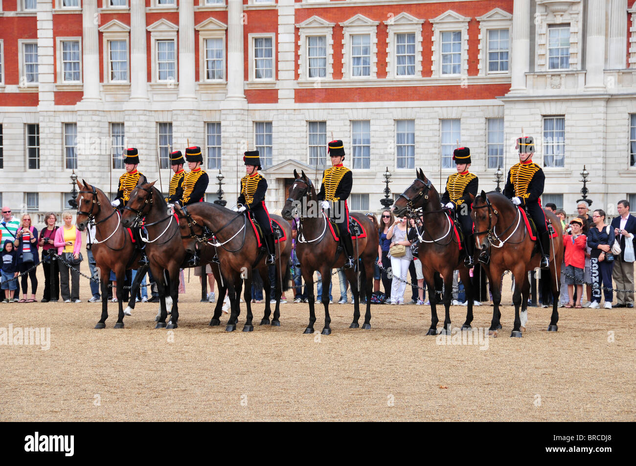 artilleurs à cheval sous le Scond Empire Stock Photo - Alamy