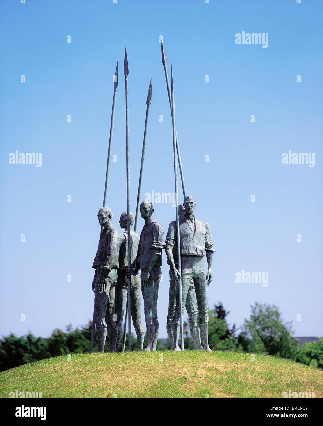 Abertamy, Co Wexford, sculpture commémorant la rébellion irlandaise de 1798 Banque D'Images