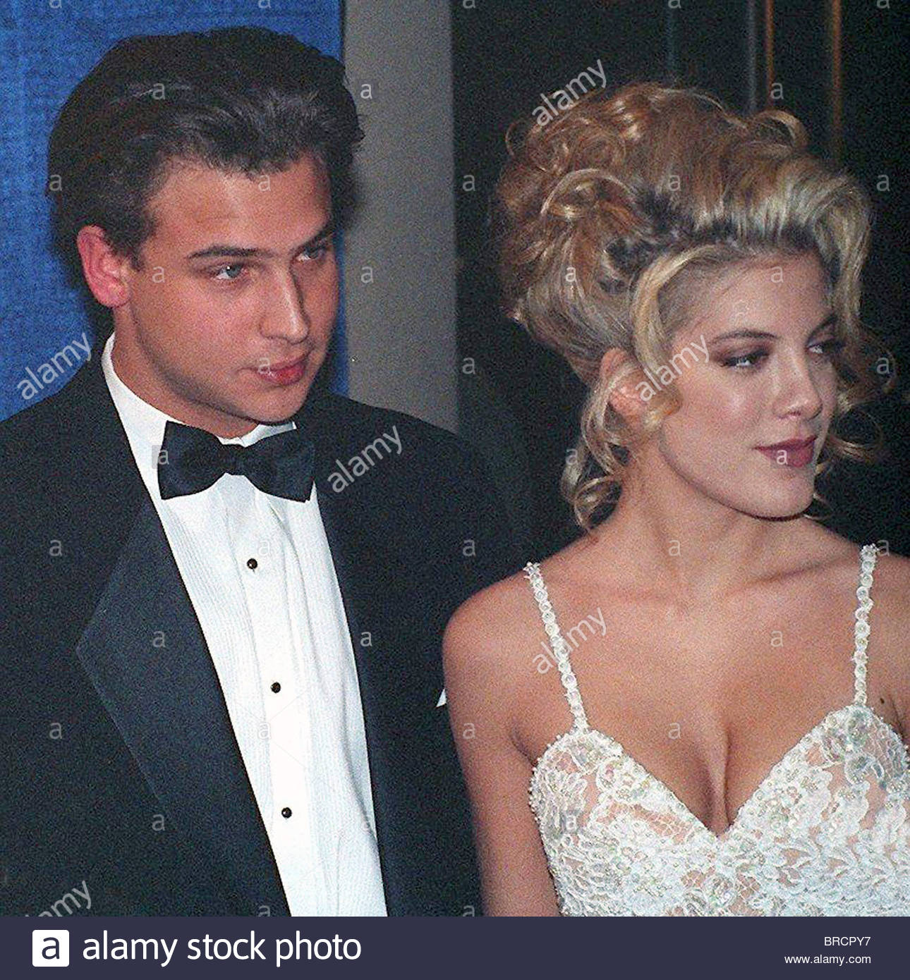 Tori Spelling And Nick Savalas Banque d'image et photos Alamy