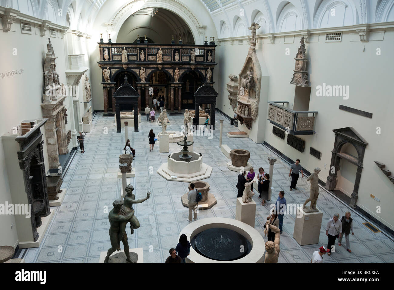 La Cité Médiévale & Renaissance roomVictoria et Albert Museum Banque D'Images