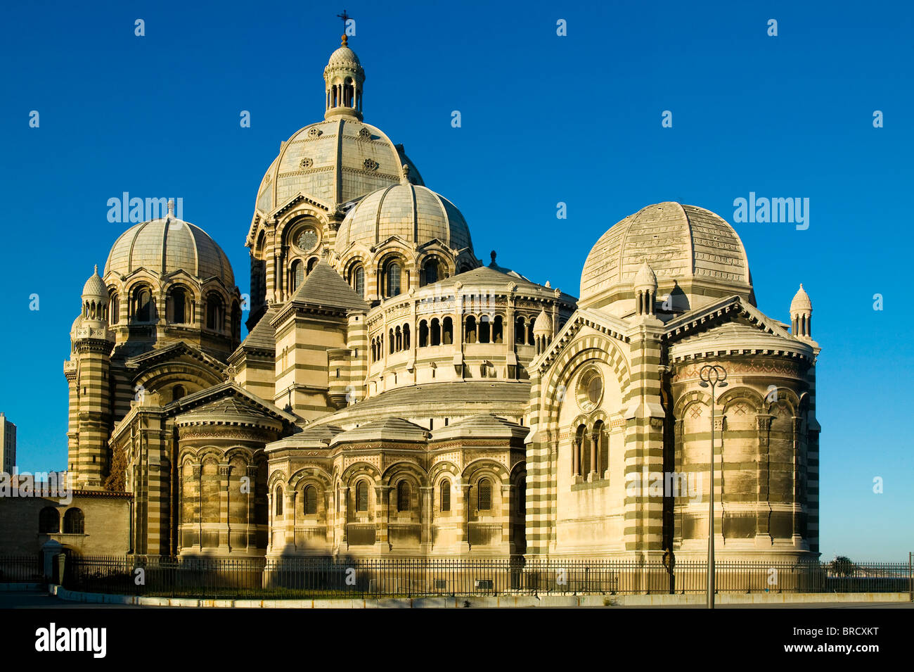 LA MAJOR, CATHÉDRALE OU BASILIQUE SAINTE MARIE MAJEURE, Marseille, FRANCE Banque D'Images