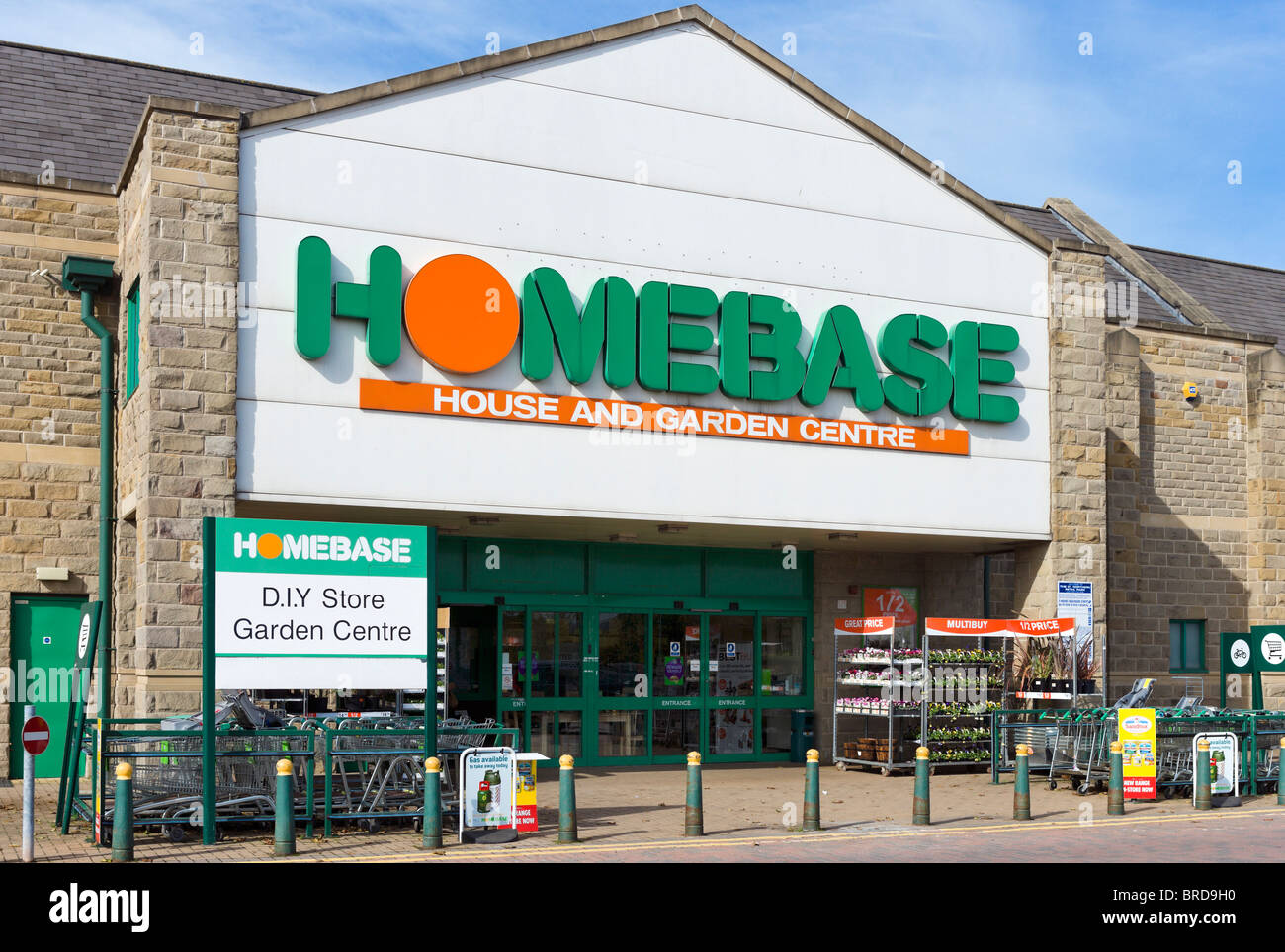 Homebase superstore, Great Northern Retail Park, Leeds Road, Huddersfield, West Yorkshire, England, UK Banque D'Images