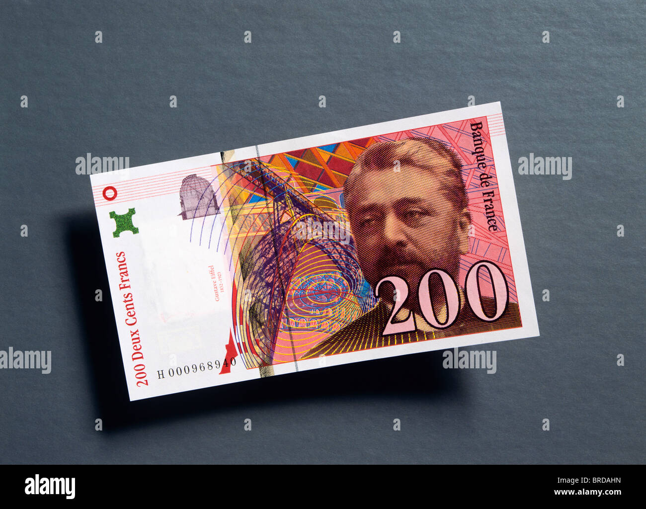 Ex 200 Francs Français remarque Banque D'Images