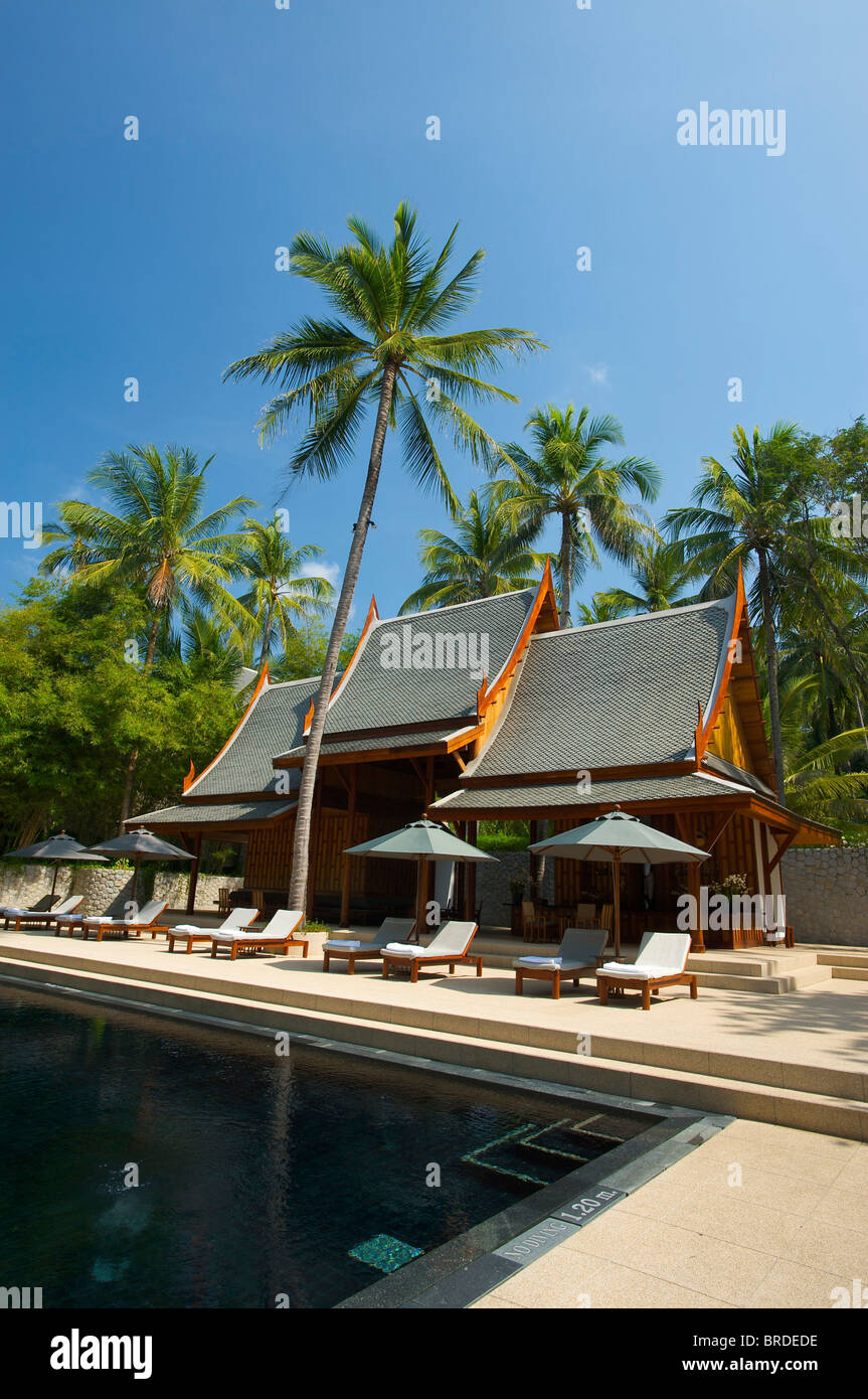 L'Amanpuri Resort, l'île de Phuket, Thaïlande Banque D'Images