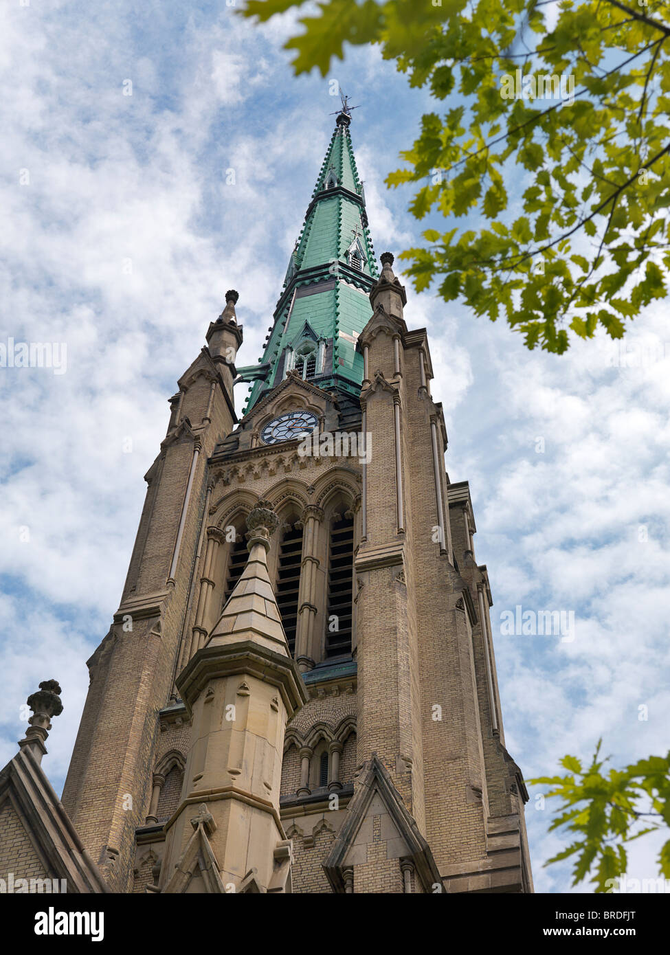 L'église cathédrale de Saint James. De l'architecture néo-gothique, église anglicane à Toronto, Ontario, Canada. Banque D'Images