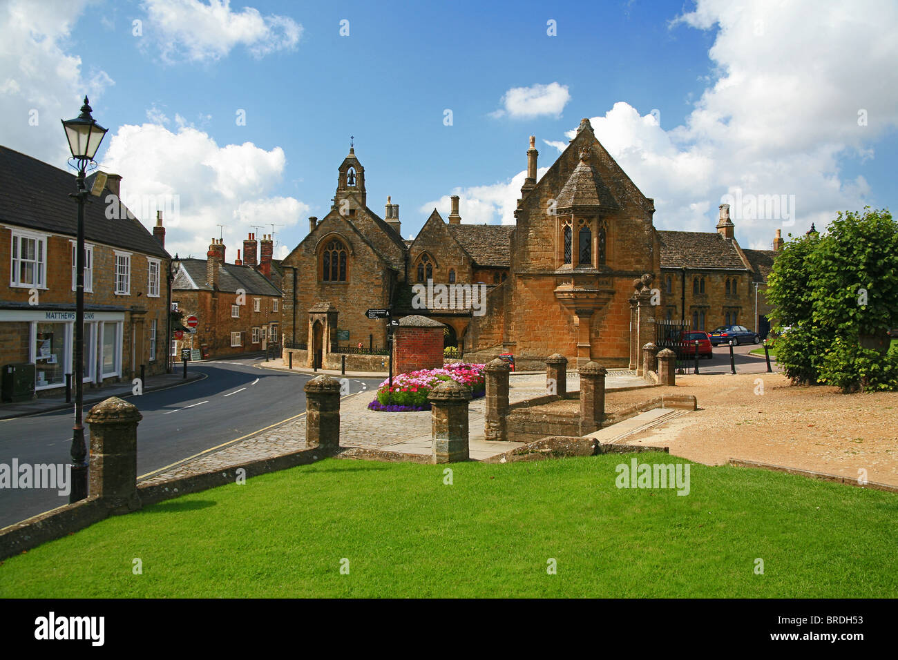 Le vieux hospices de Sherborne, Dorset, England, UK Banque D'Images