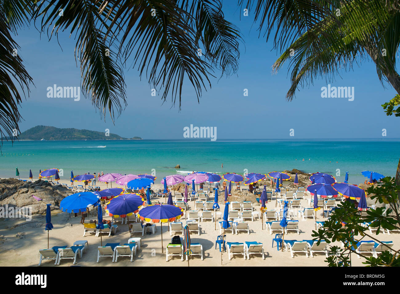 Plage de Kalim, île de Phuket, Thaïlande Banque D'Images