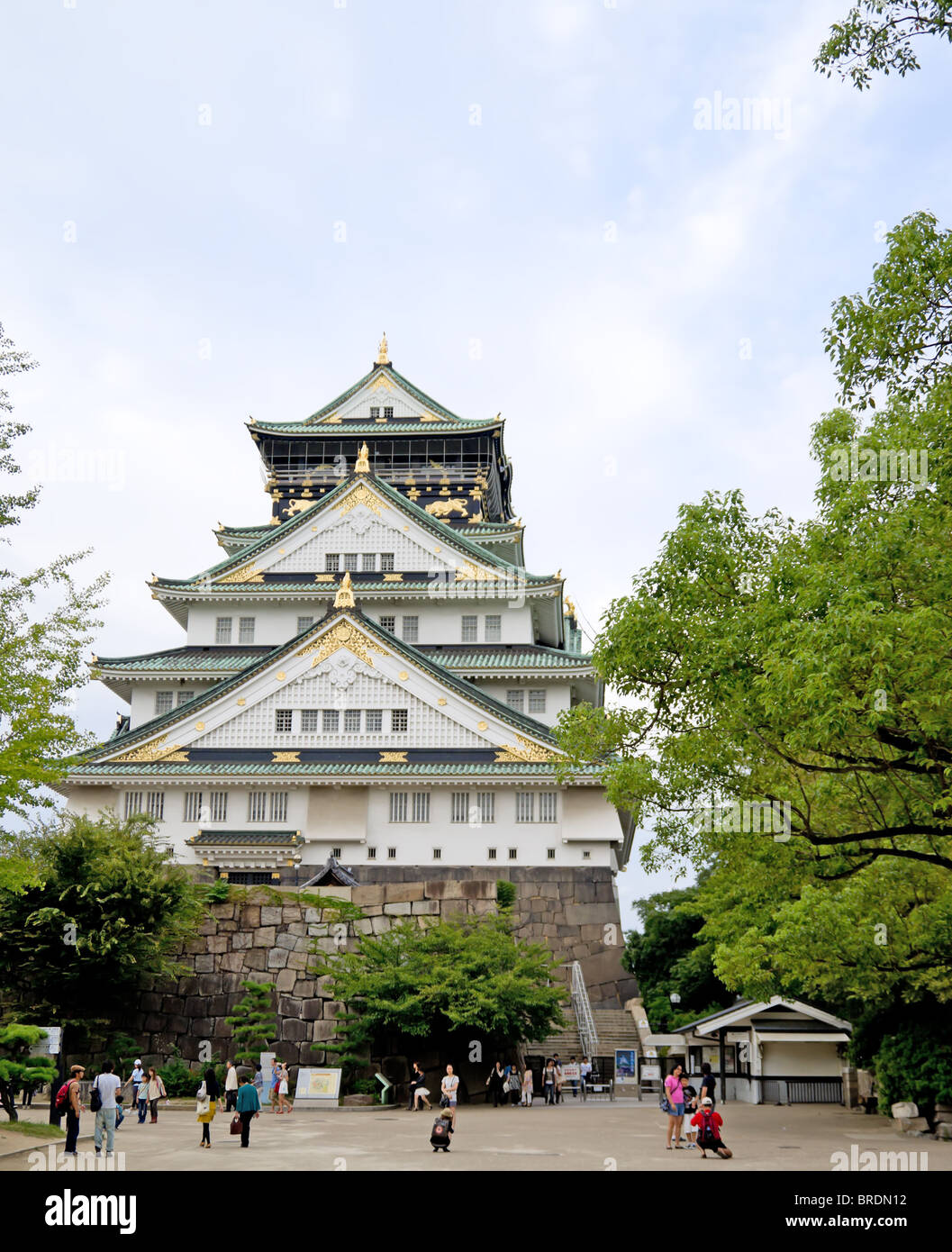 Entrée principale du château d'Osaka Banque D'Images