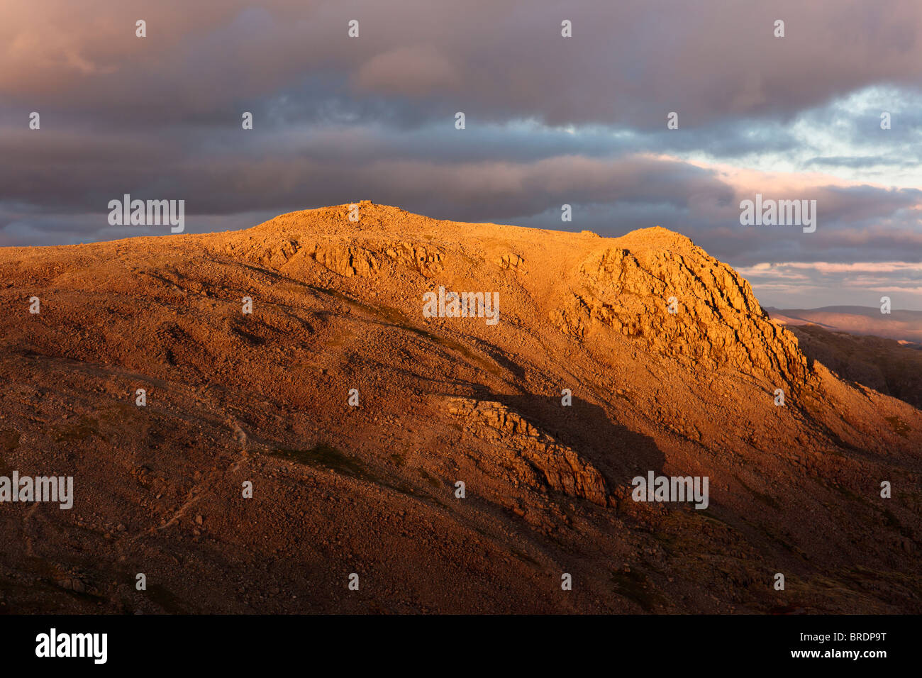 Scafell Pike de Moria, Cumbria Banque D'Images