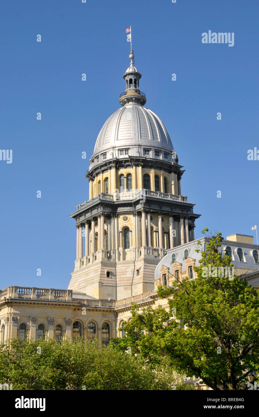 L'Illinois State Capitol Building Springfield Illinois Banque D'Images