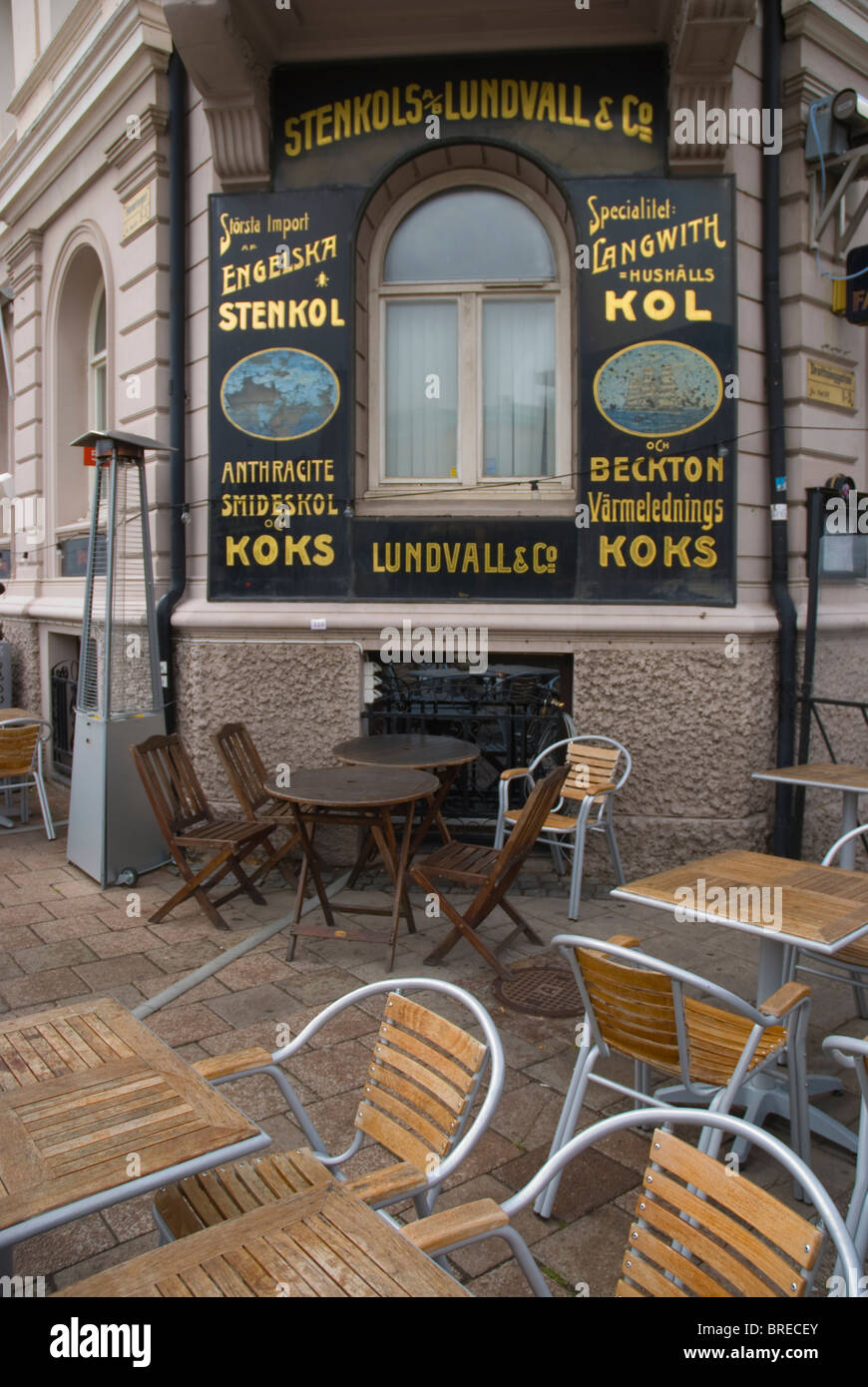 Restaurant central extérieur Helsingborg Suède Allemagne Europe Banque D'Images