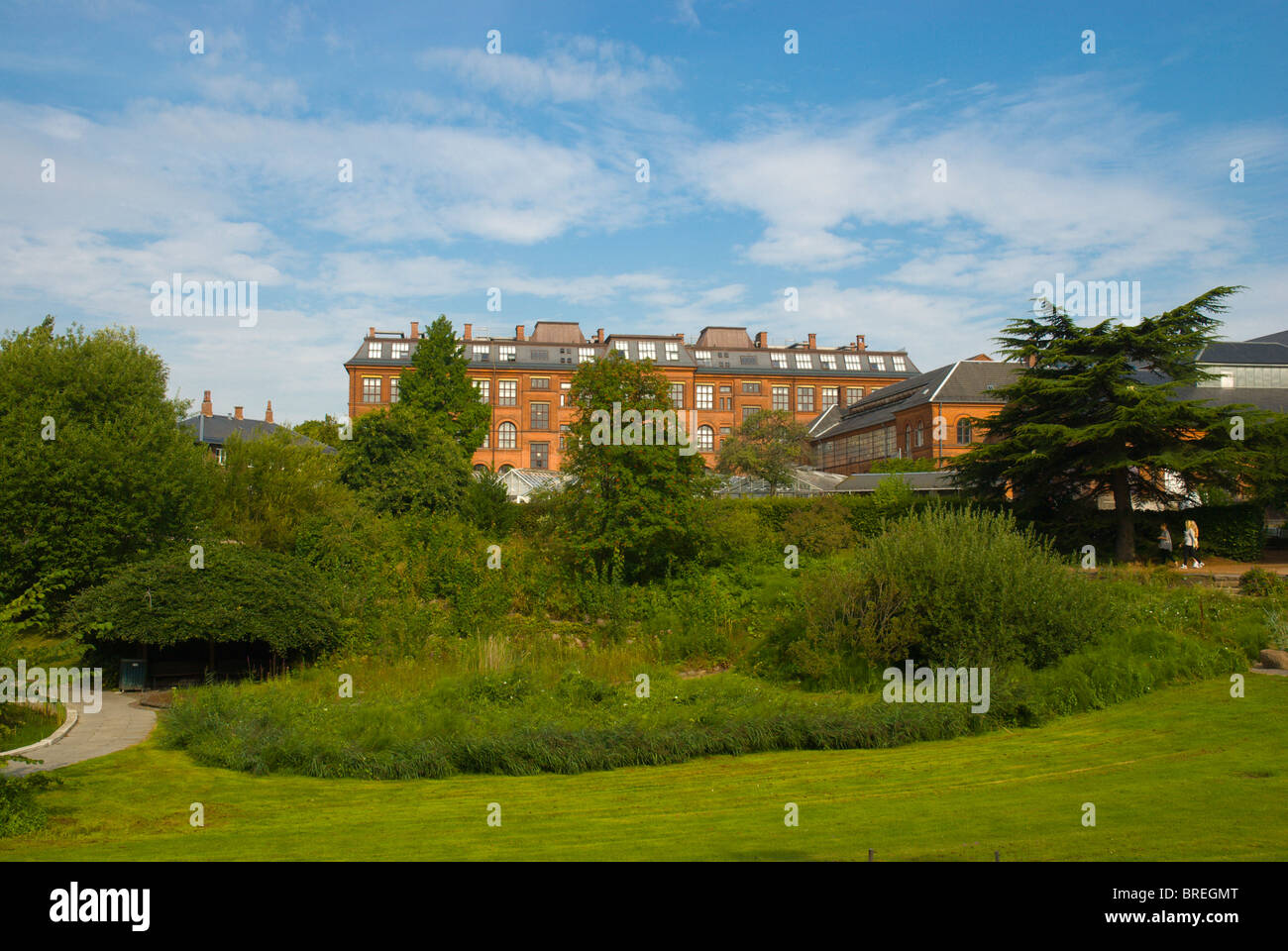 Botanisk ont le Botanical Gardens Park centre de Copenhague Danemark Europe Banque D'Images