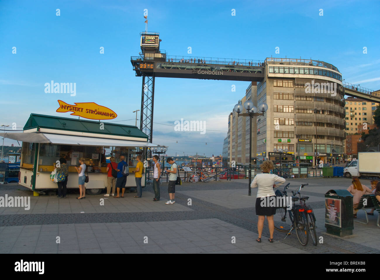 Place Södermalmstorg de Södermalm, à Stockholm Suède Europe Banque D'Images