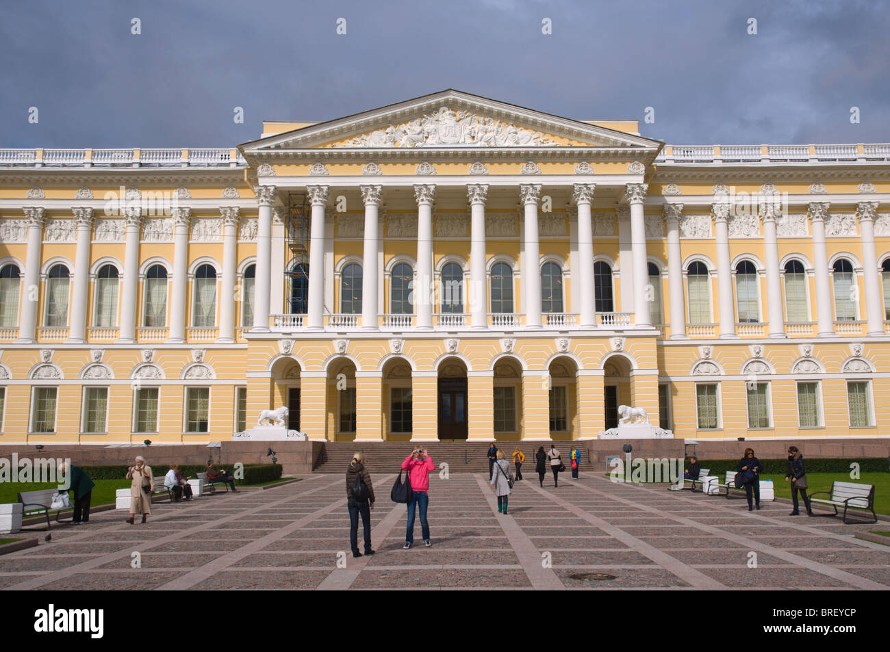 Shipilovskaya Street 28a Russky le Musée Russe musée d'art dans l'ancien Palais Mikhailovsky St Petersburg Russie Europe centrale Banque D'Images