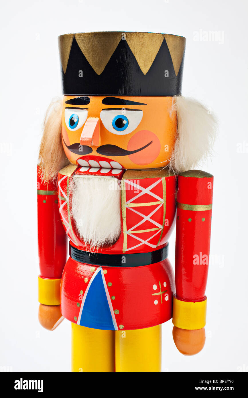 Casse-noisette against white background Banque D'Images