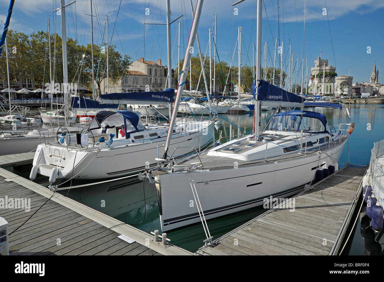 Vieux port La Rochelle Poitou Charentes France Banque D'Images