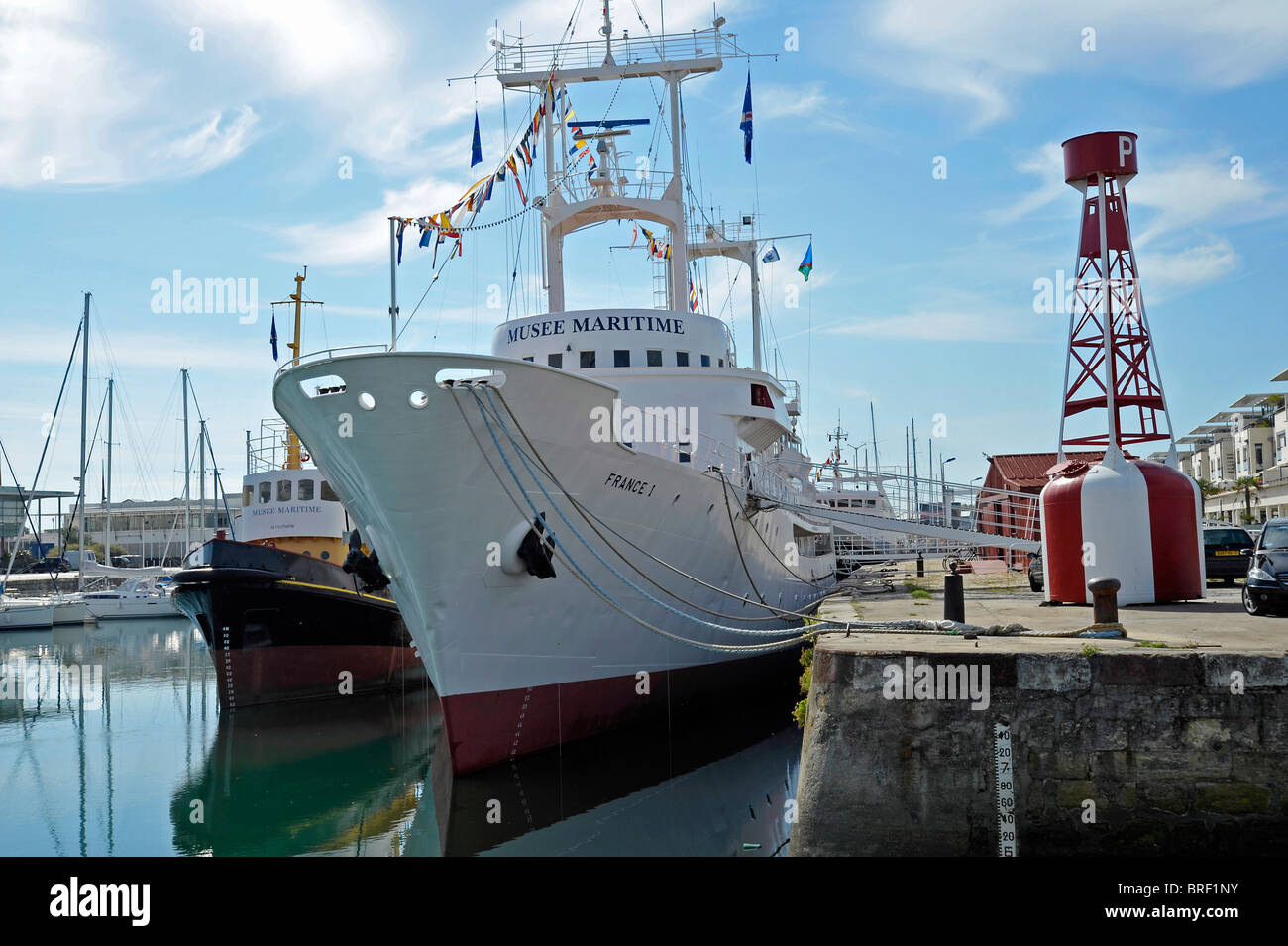 Vieux port La Rochelle musée maritime flottant Poitou Charentes France Banque D'Images