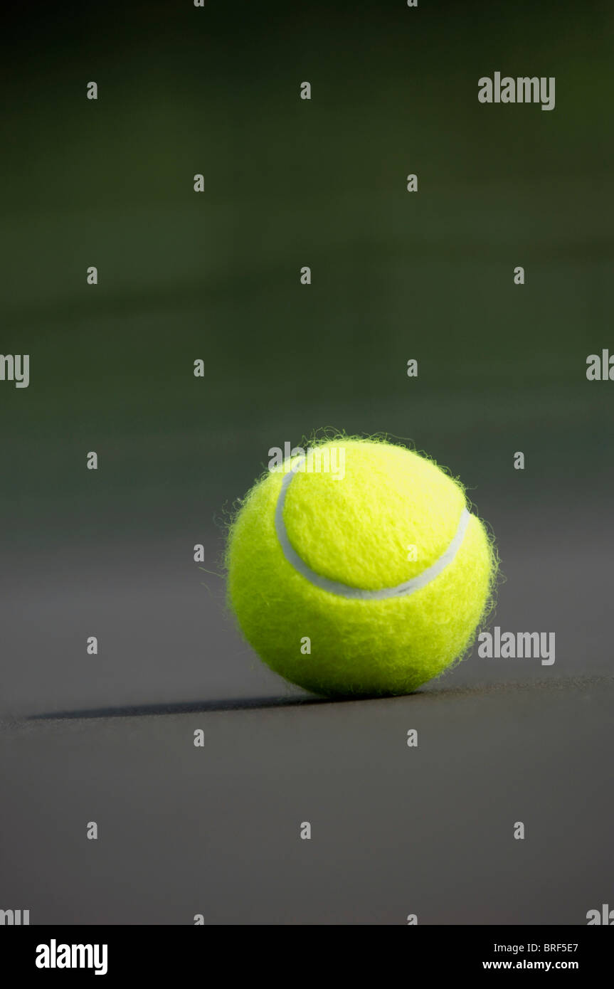 Close-up de balle de tennis Banque D'Images