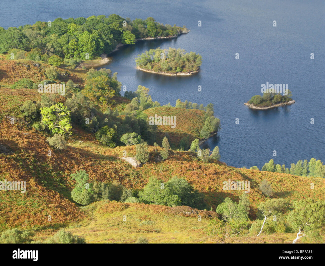 Loch Katrine Les Trossachs Stirlingshire Scotland UK Banque D'Images