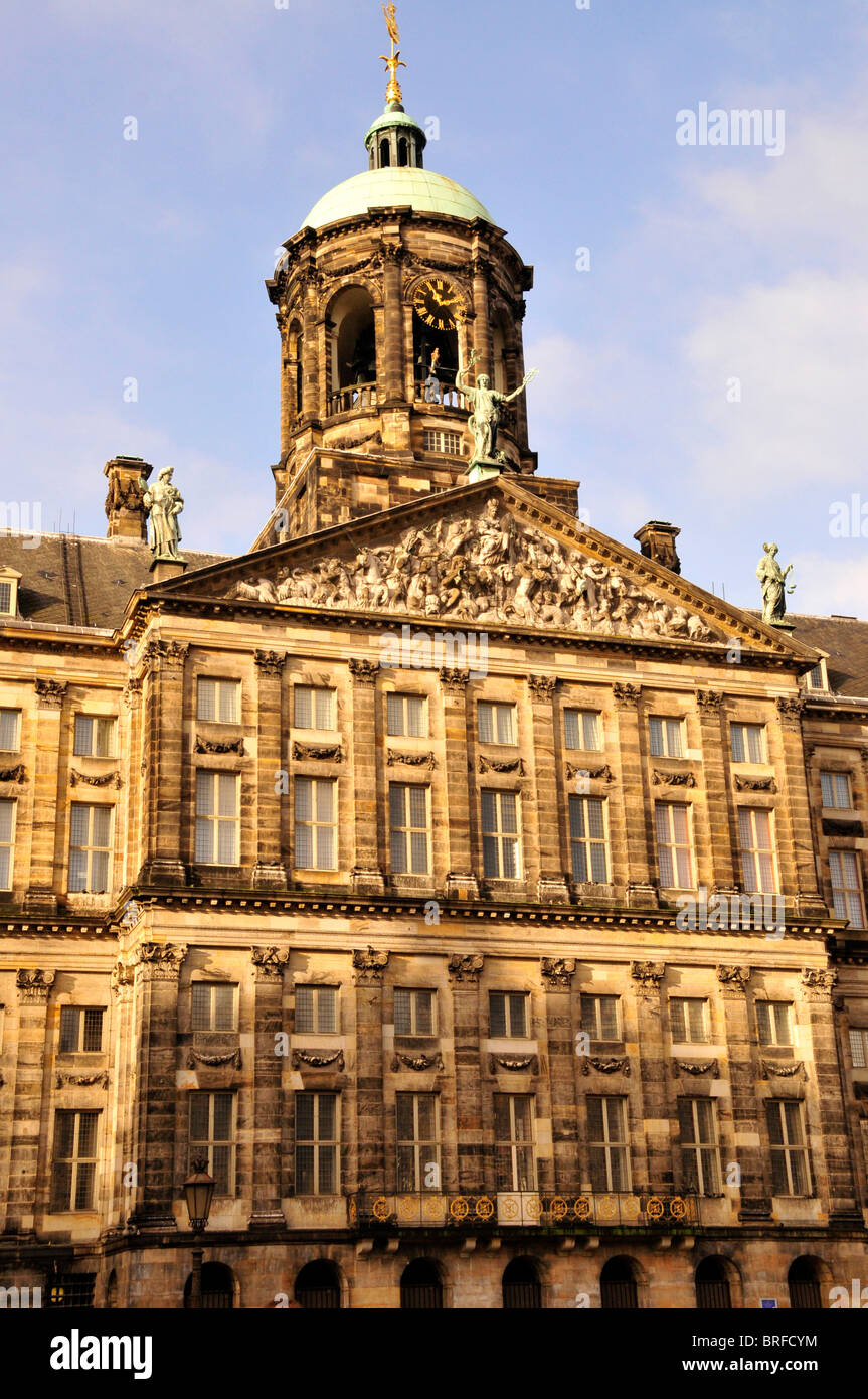 Koninklijk Paleis, ancien hôtel de ville, Amsterdam, Hollande, Pays-Bas, Europe Banque D'Images