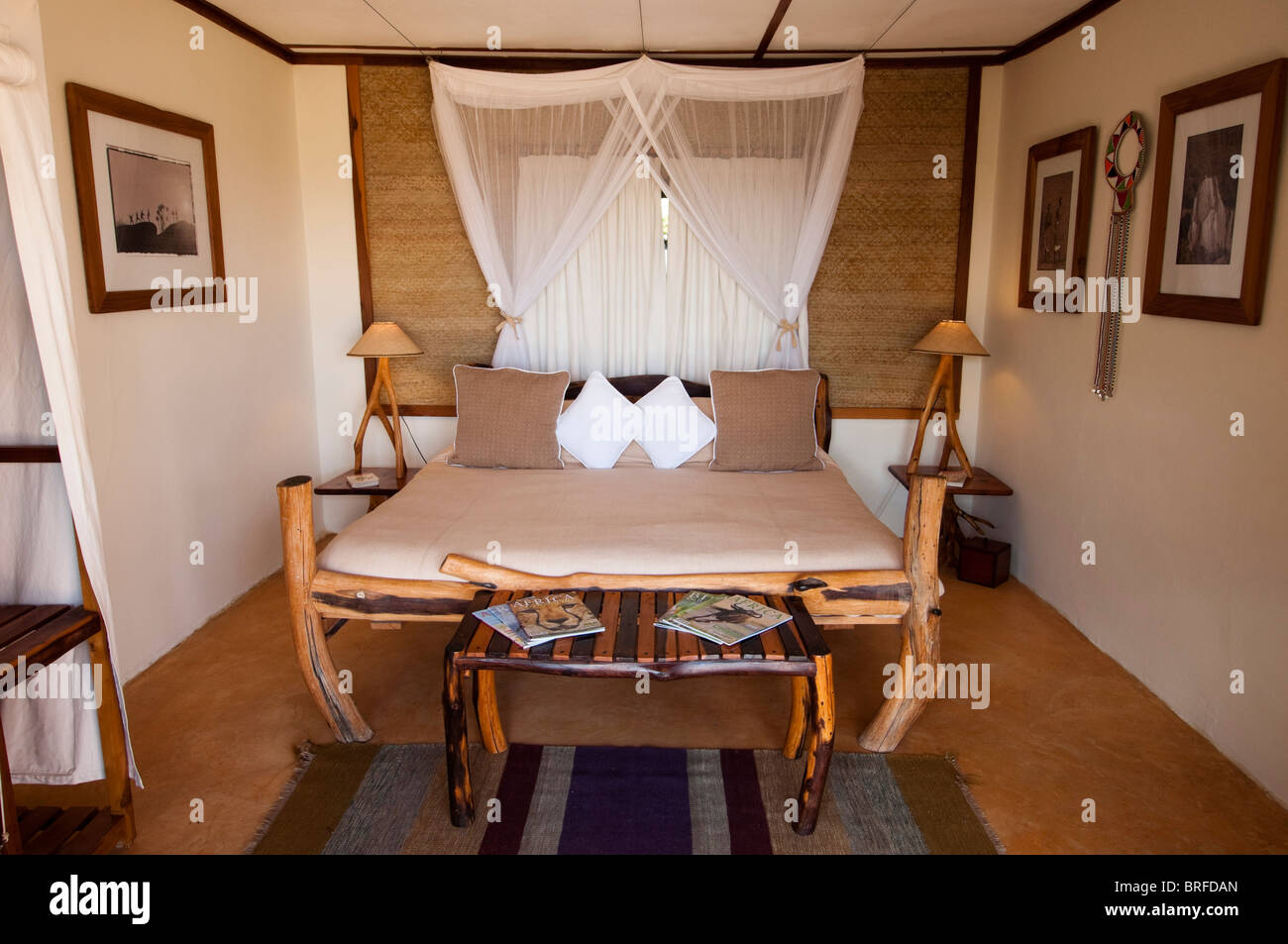 Loisaba Lodge, Loisaba Wilderness Conservancy, Laikipia, Kenya. Banque D'Images