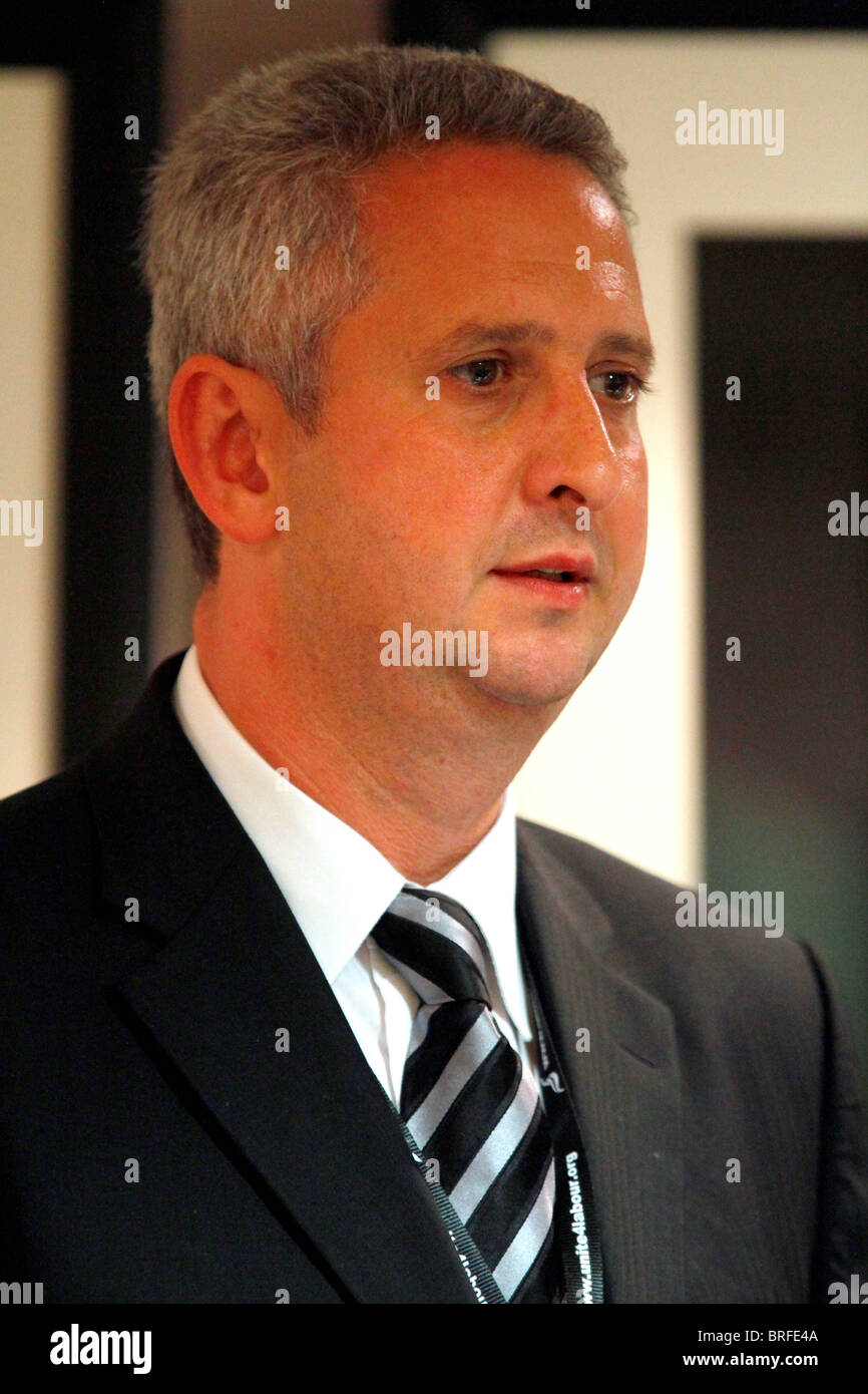 IVAN LEWIS MP PARTI DU TRAVAIL 27 septembre 2010 Manchester Central Manchester en Angleterre Banque D'Images